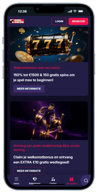ReelRaven Casino – Casinospellen Overzicht ReelRaven Casino spellenbibliotheek op mobiel met populaire slots zoals Zeus Up, Fisherman's Luck, Diamond Explosion 7s en Book of Mummies